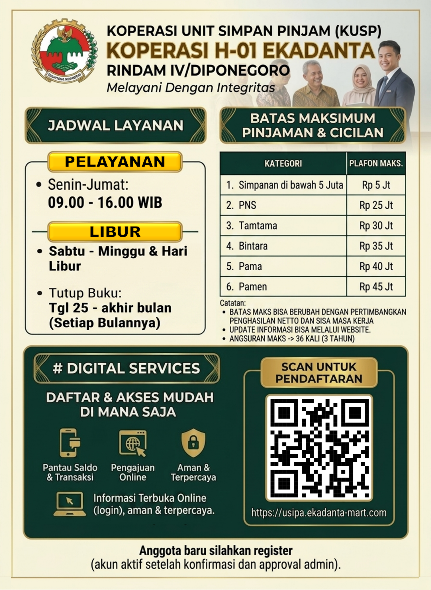 Poster Koperasi Tata Arta Ekadanta